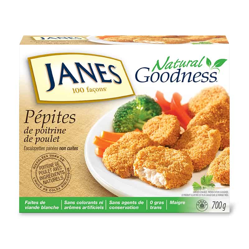Croquettes de poulet Bienfaits de la nature
