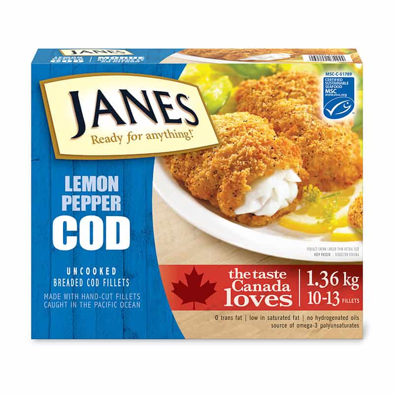 Lemon Pepper Cod Fillets
