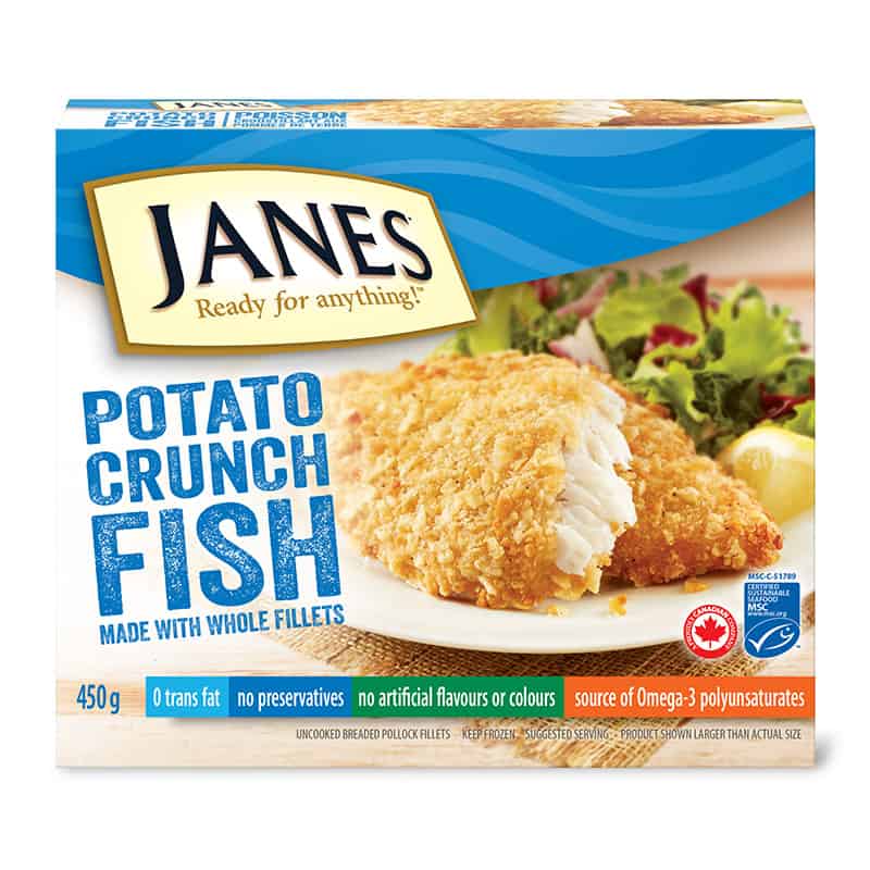 Potato Crunch Fish Fillets