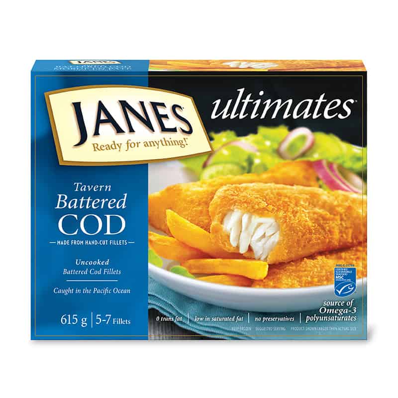 <span>ultimates</span> Tavern Battered Cod Fillets
