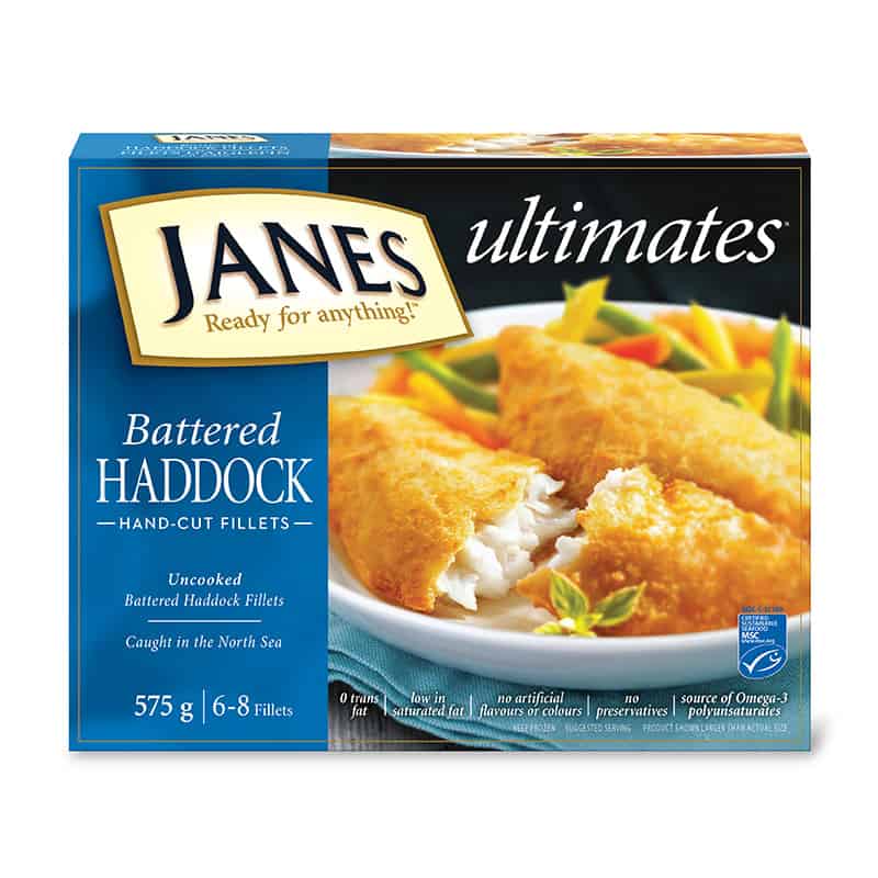 ultimates Battered Haddock Fillets Janes® Ready for Anything!