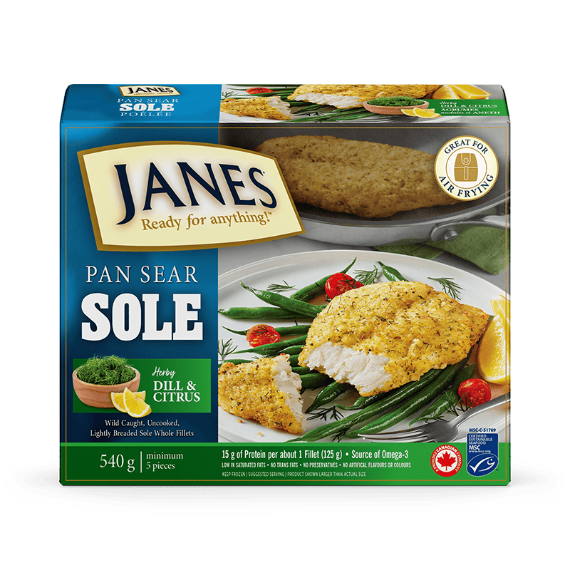 Lightly Dusted Sole – Herby Citrus & Dill