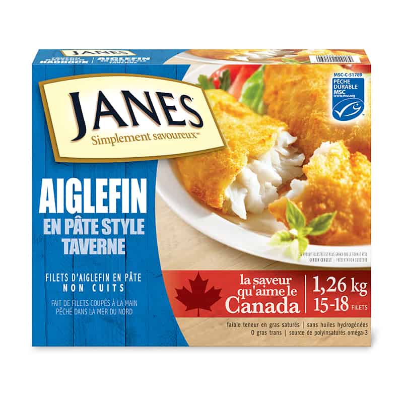 Filets d’aiglefin panés de style taverne