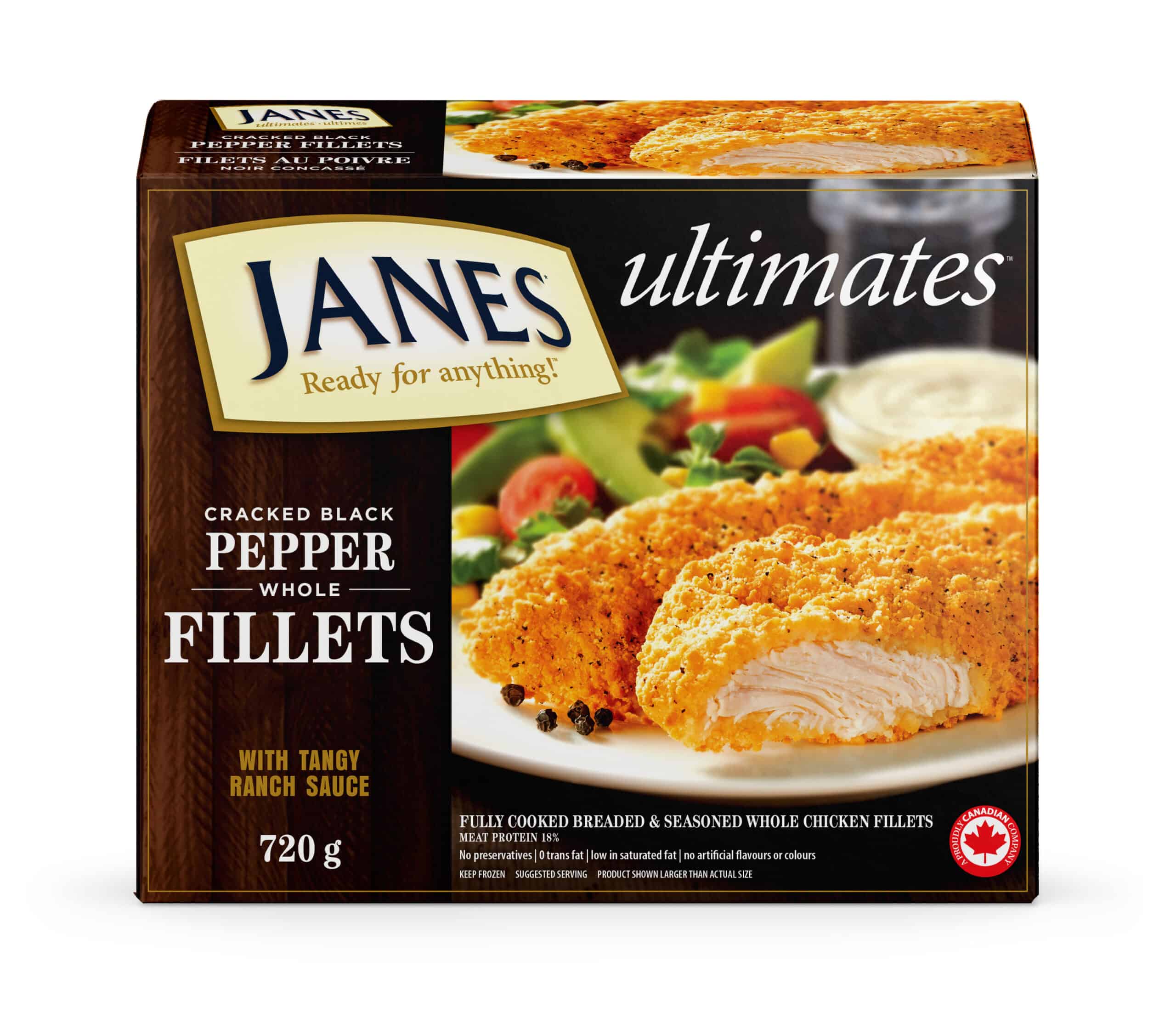 <span>ultimates</span> Breaded Cracked Black Pepper Chicken Fillets