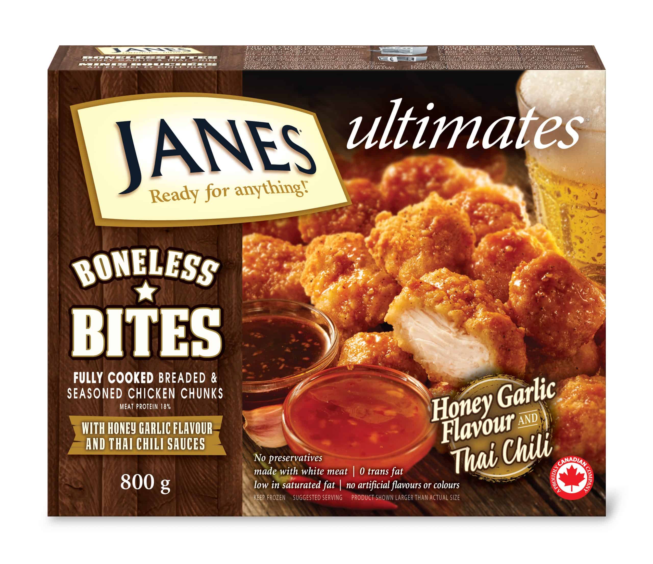 <span>ultimates</span> Honey Garlic & Thai Chili Boneless Bites