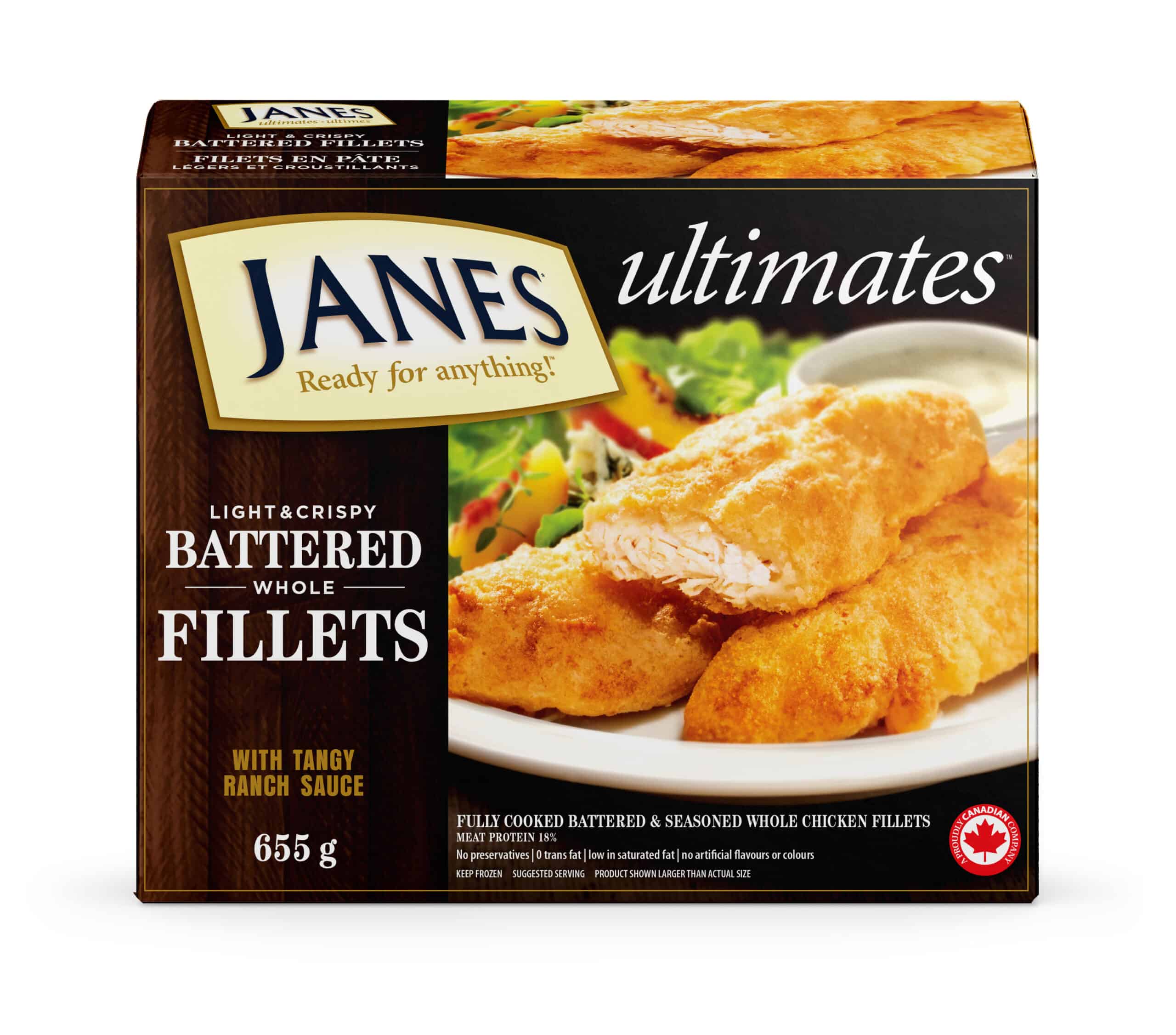 ultimates Battered Chicken Fillets - Janes® Ready for Anything!