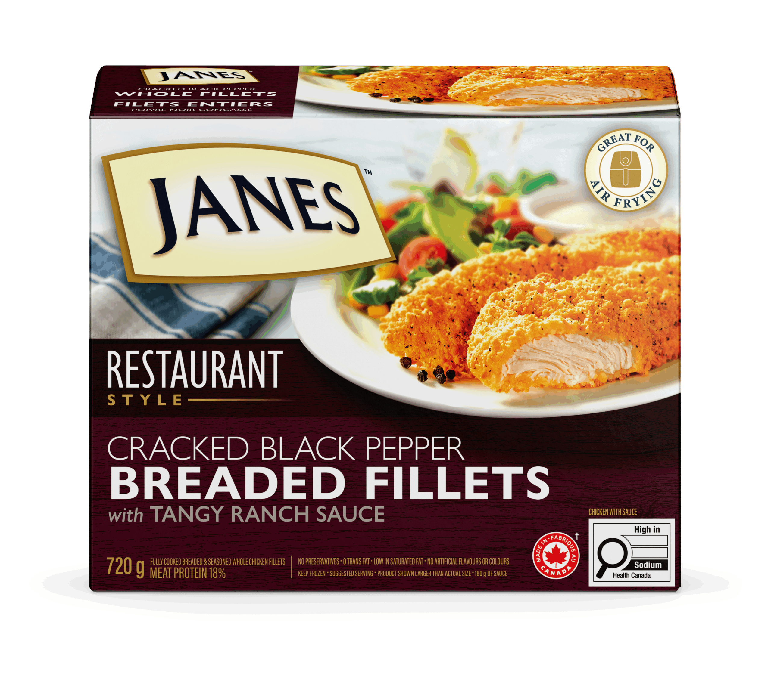 Restaurant Style Breaded Cracked Black Pepper Chicken Fillets