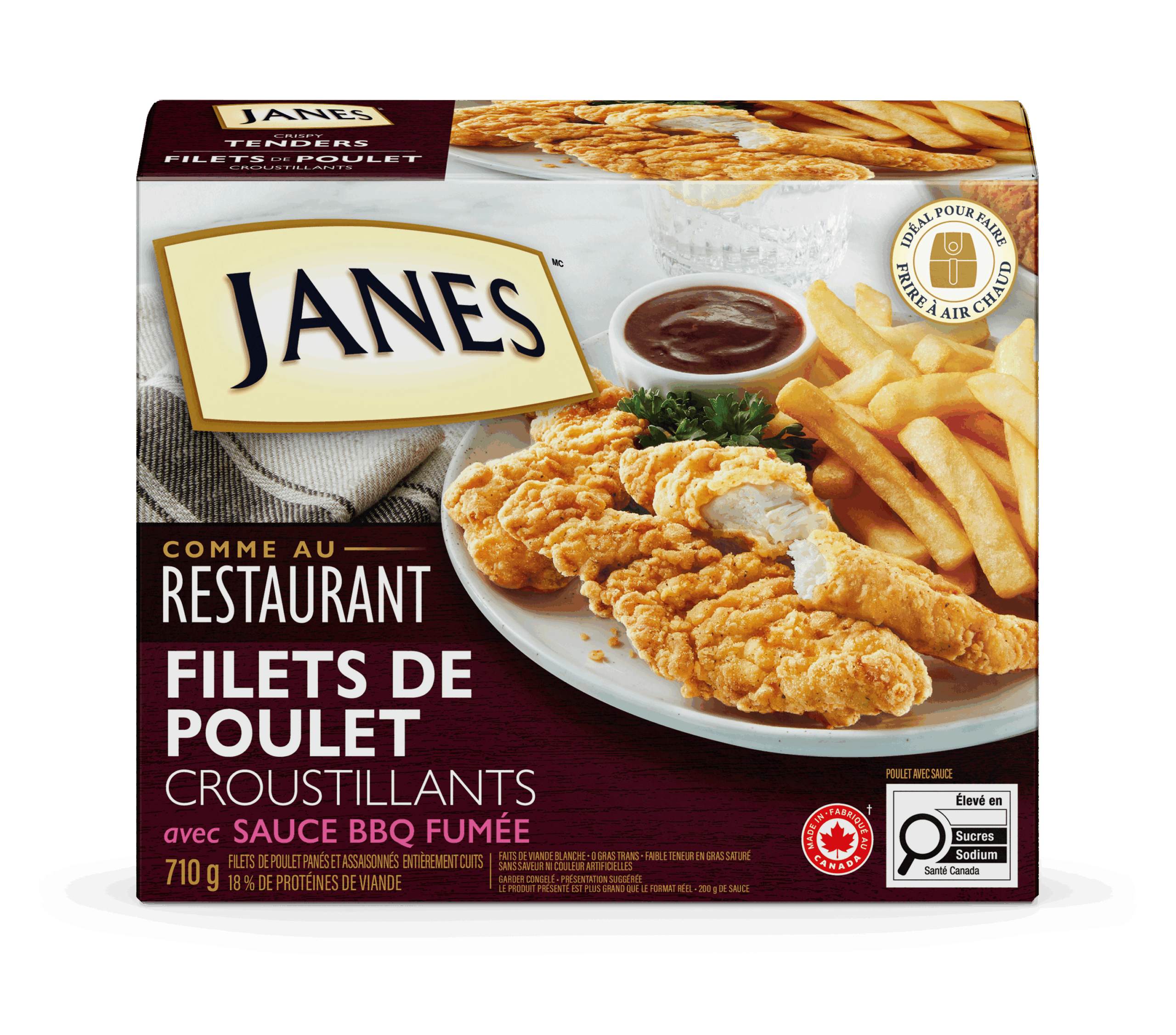 Comme au restaurant Filets de poulet croustillants avec bbq fumée