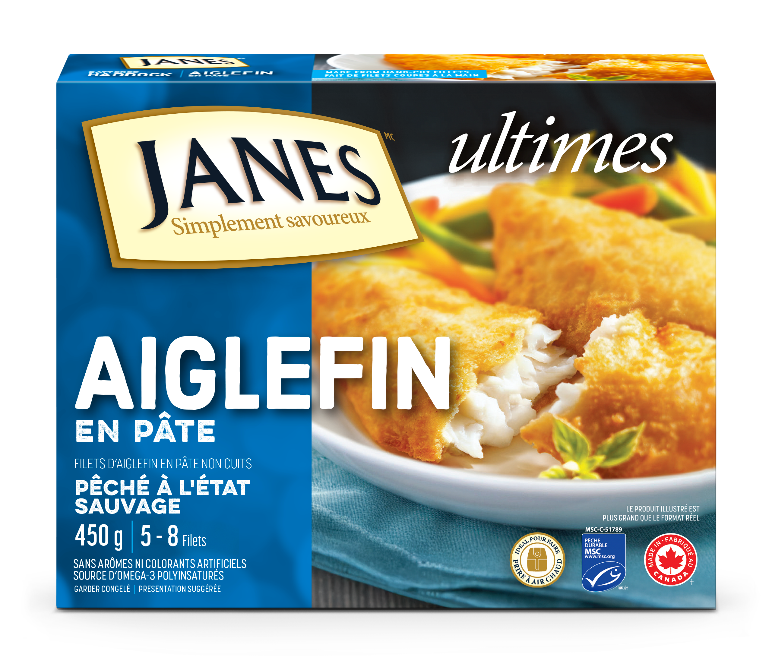 Filets d&rsquo;aiglefin en pâte <span>ultimes</span>