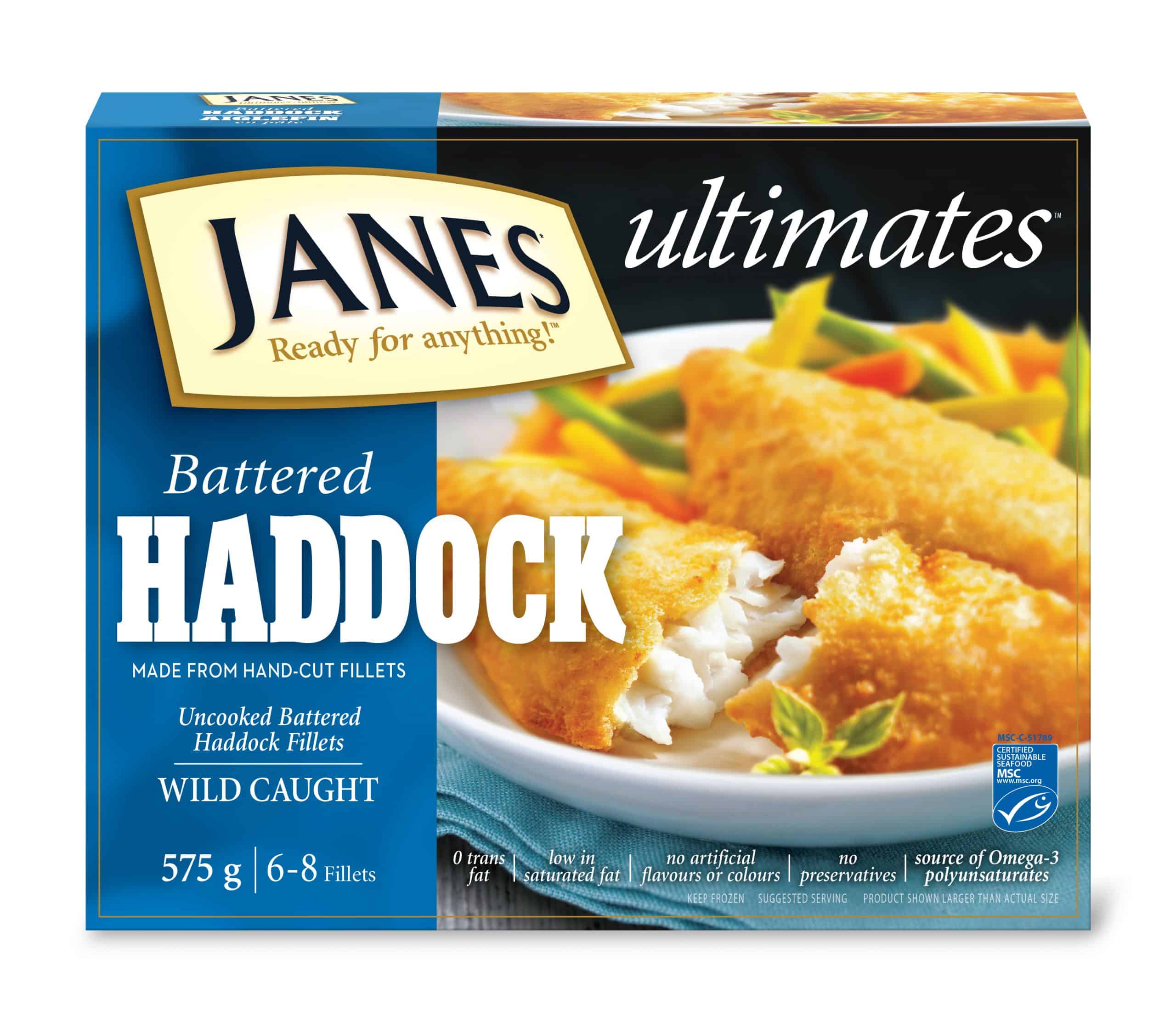 <span>ultimates</span> Battered Haddock Fillets