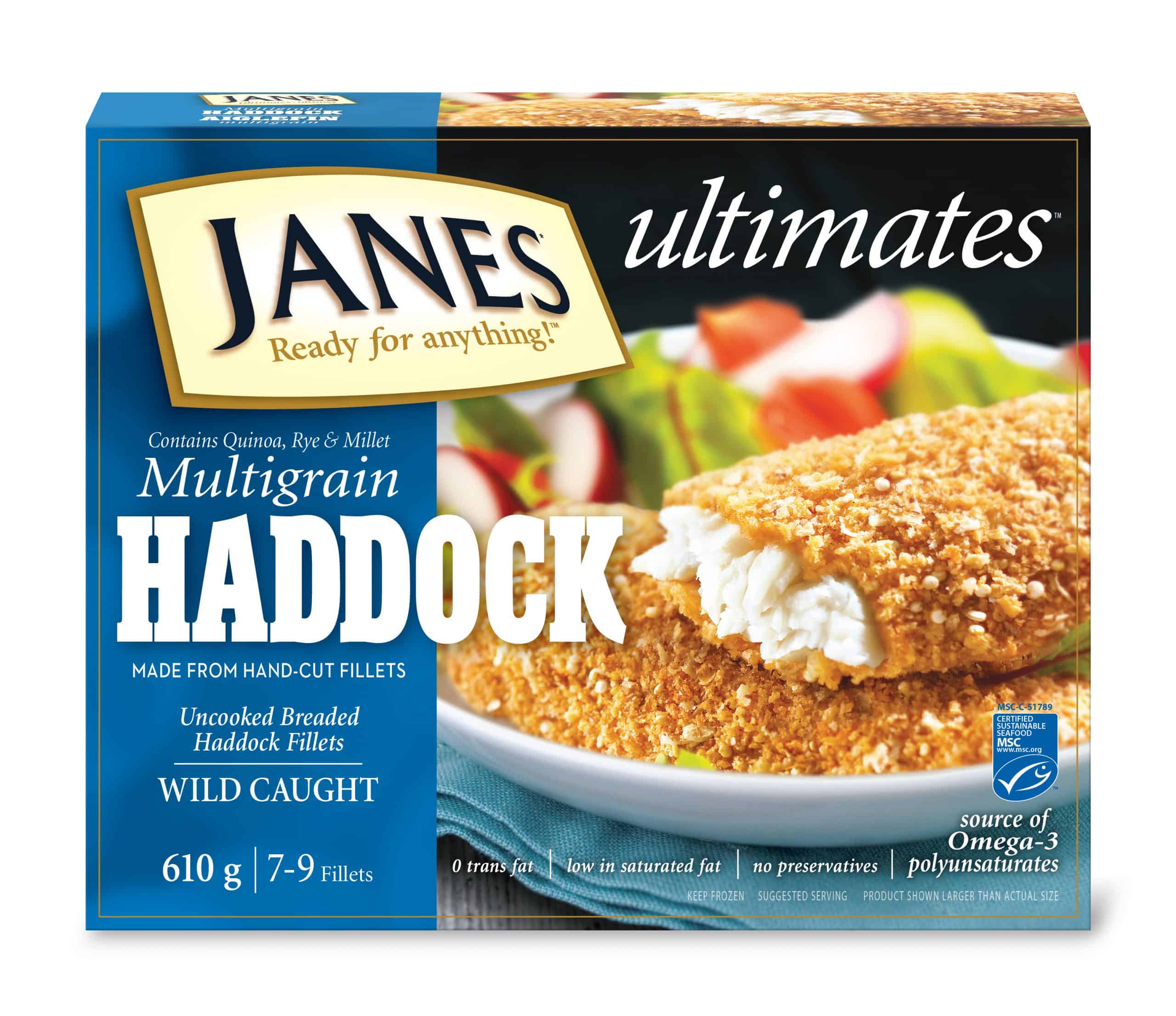 <span>ultimates</span> Multigrain Breaded Haddock Fillets