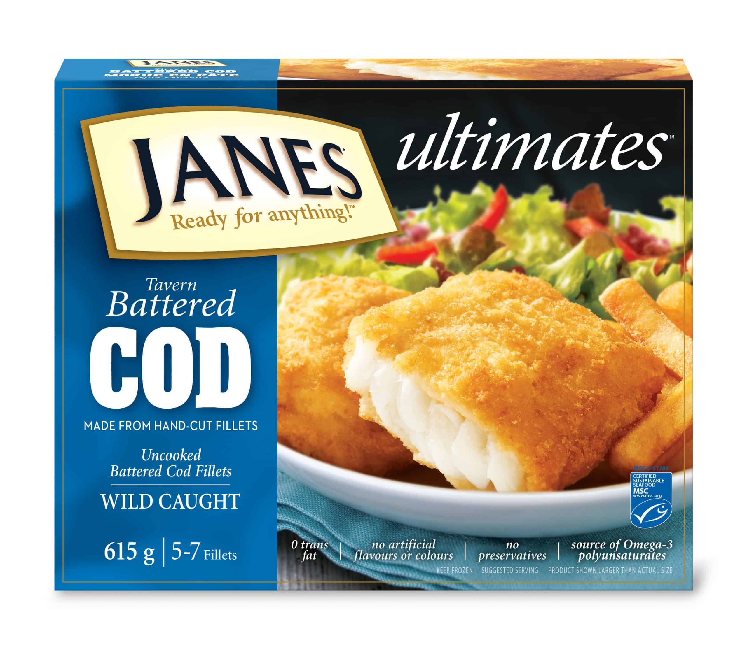 <span>ultimates</span> Tavern Battered Cod Fillets