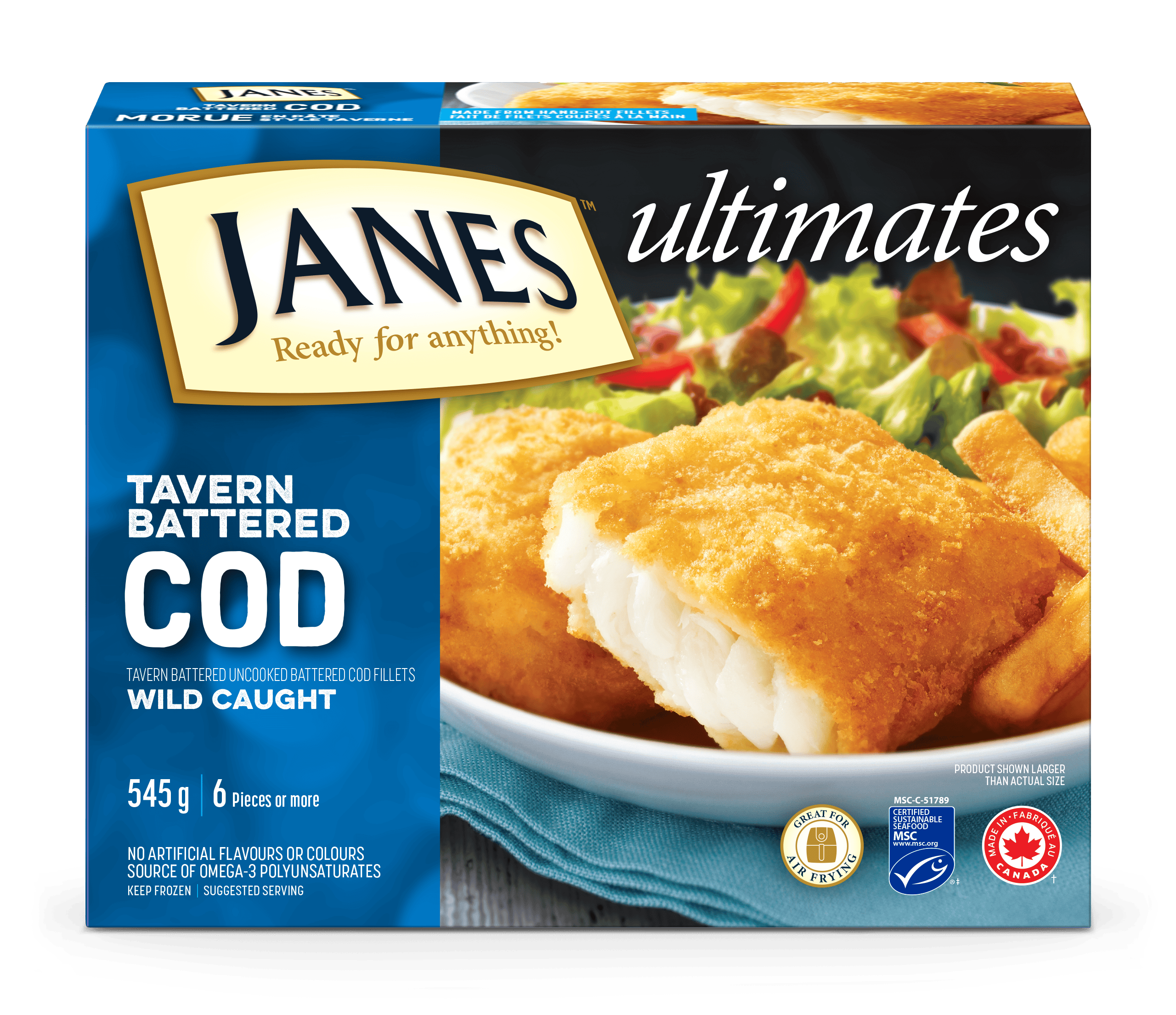 <span>ultimates</span> Tavern Battered Cod Fillets