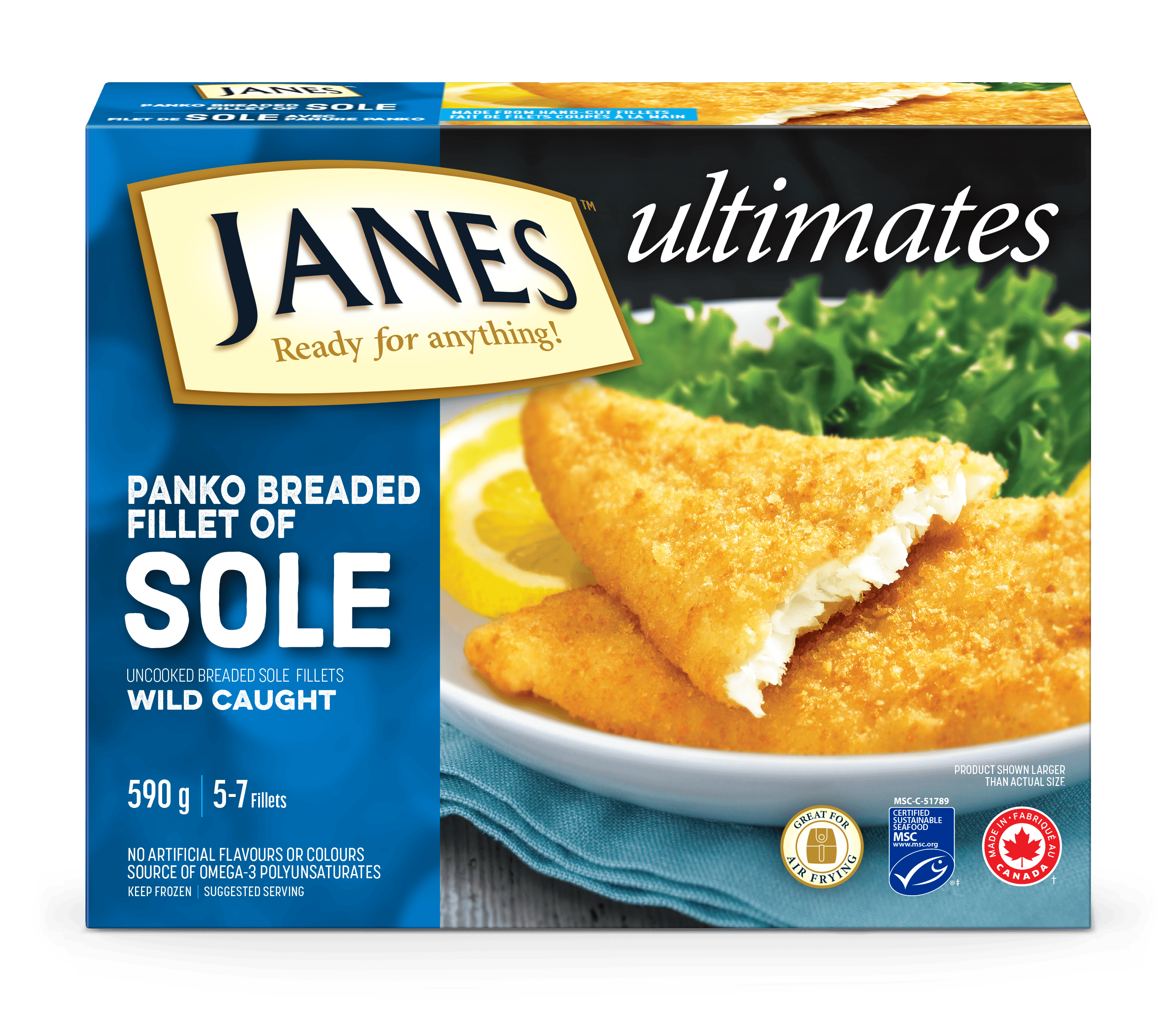 <span>ultimates</span> Breaded Fillet of Sole