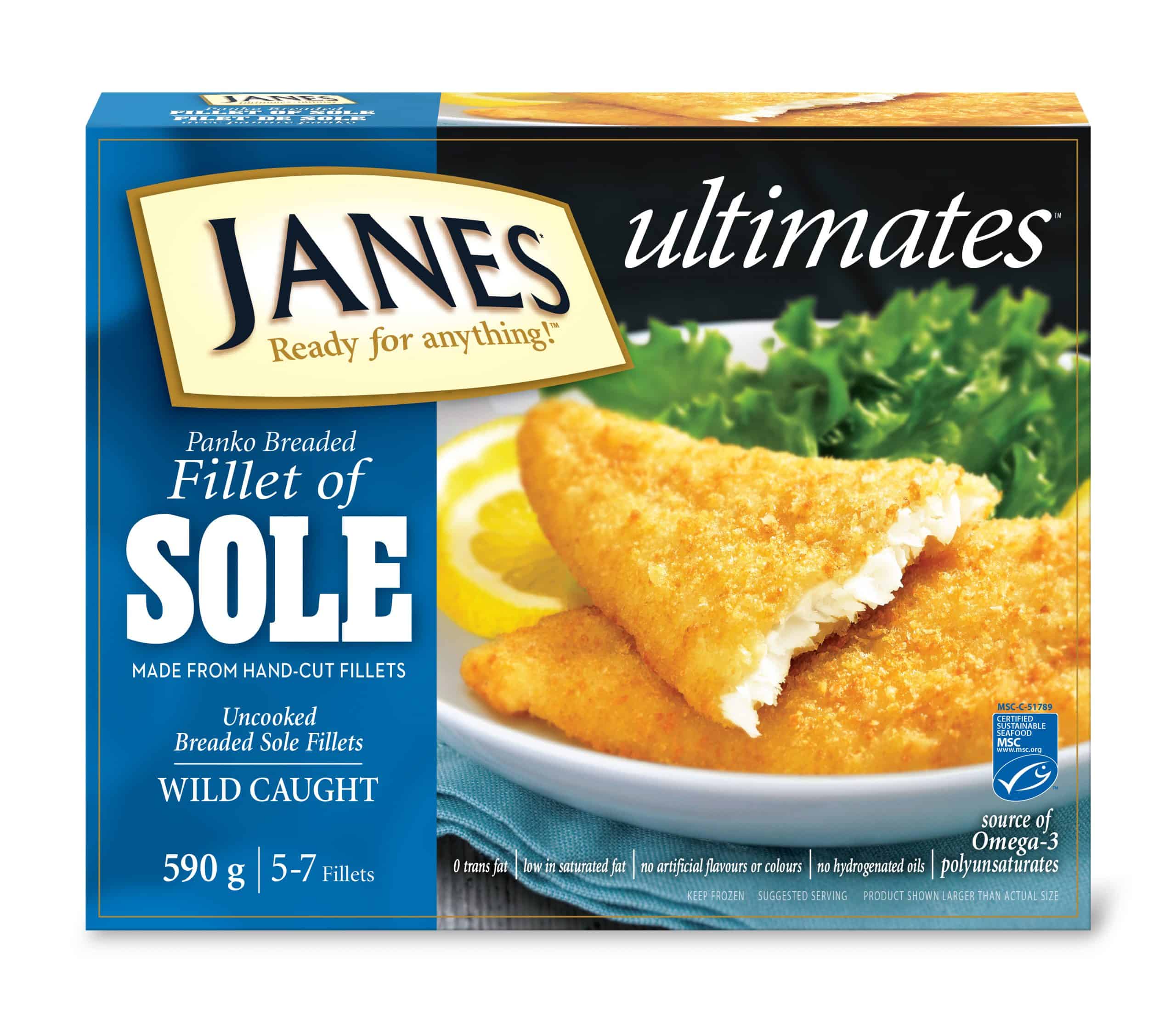 <span>ultimates</span> Breaded Fillet of Sole