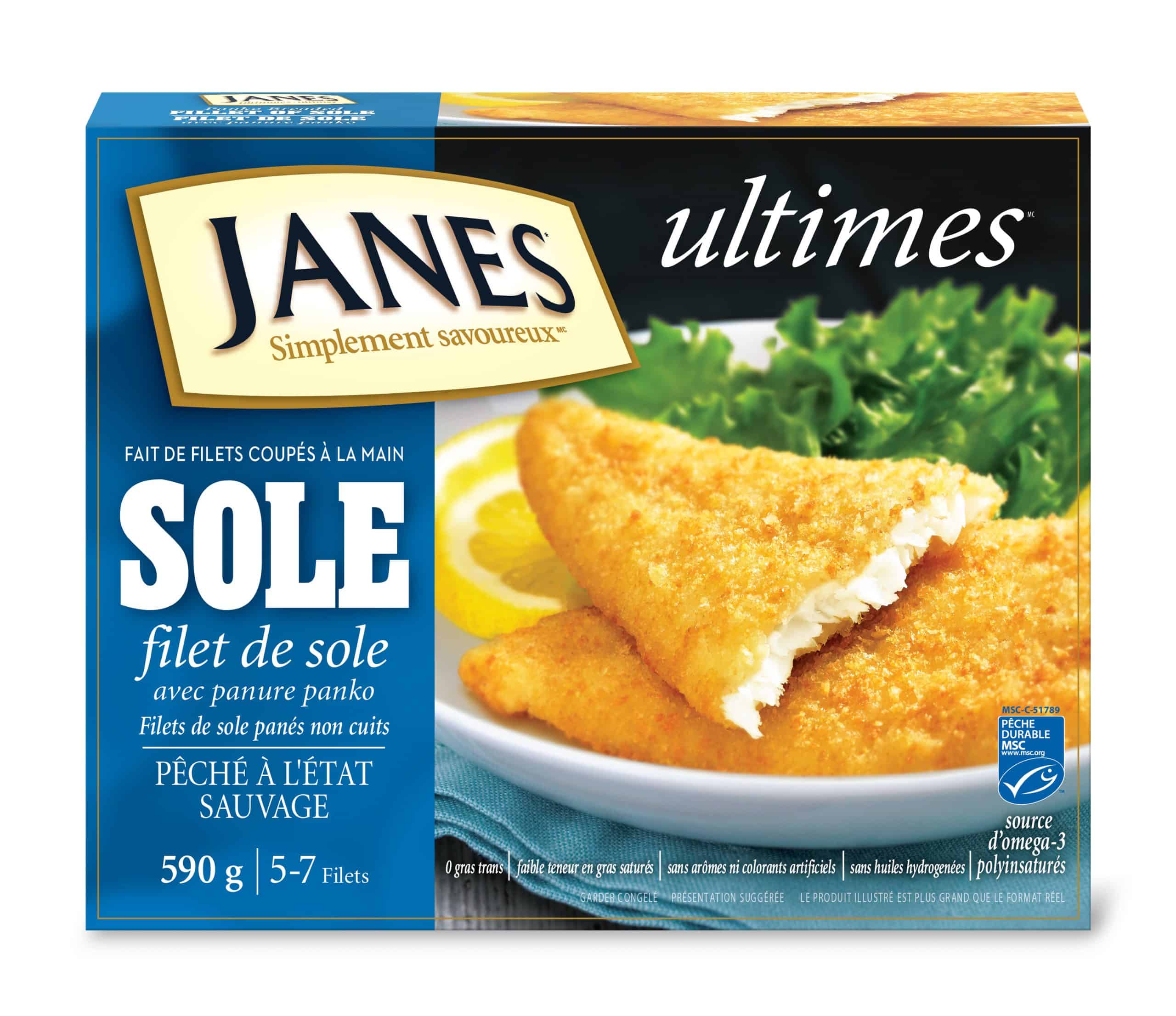 Filets de sole panés <span> ultimes </span> 