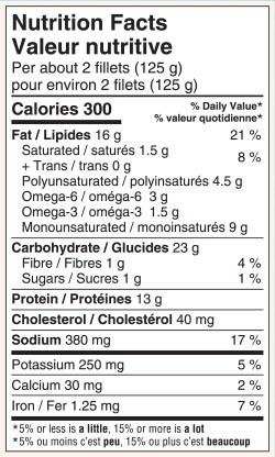 Nutrition Facts