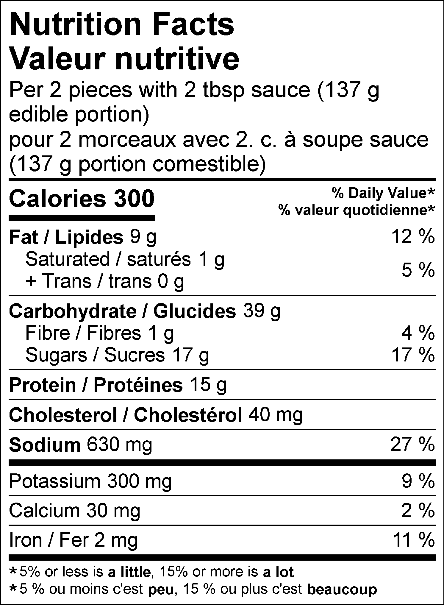 Nutrition Facts