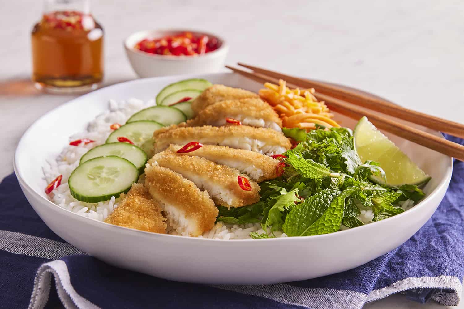 Vietnamese Panko Sole Bowl