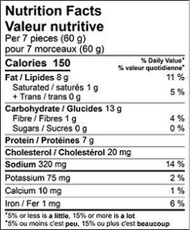 Nutrition Facts