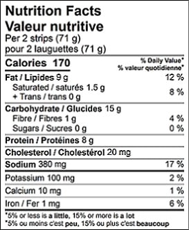 Nutrition Facts