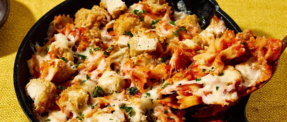 Chicken Parm Pasta Bake (Serves 4)